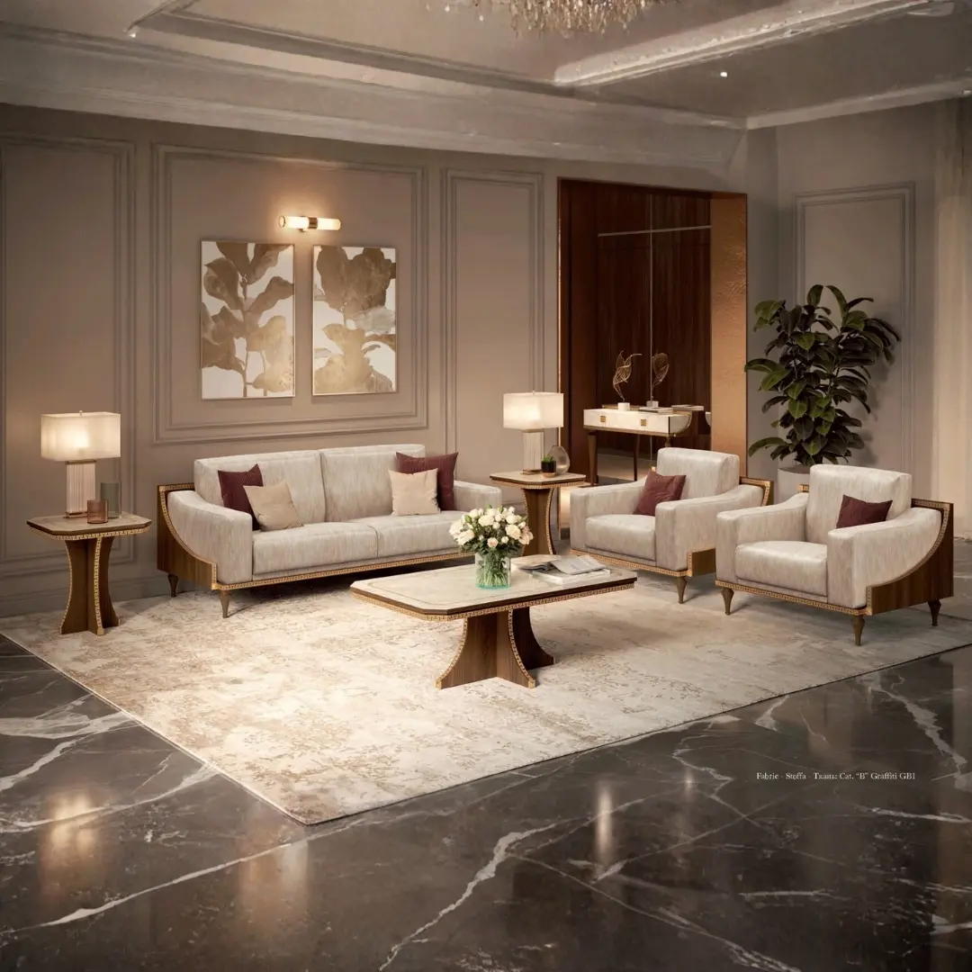 Romantica Living Room Set By Arredoclassic By Esf Furniture | Mobilia Cleopatra 3 Romantica Living Room Set by Arredoclassic