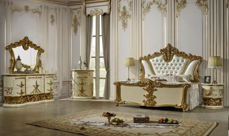 4Pc Bedroom Set Hd-5133 By Homey Design | Mobilia Cleopatra 3 4PC Bedroom Set HD-5133 By Homey Design - Image 1
