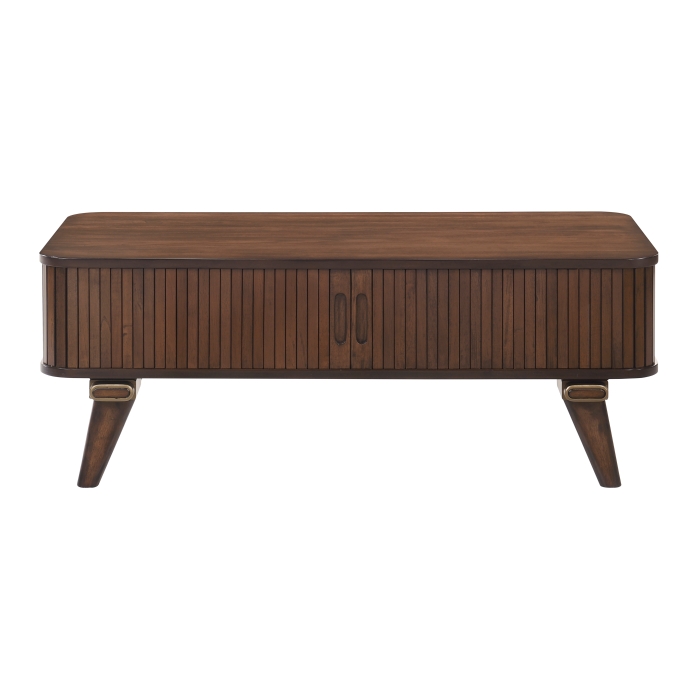Cocktail Table With Casters And 2 Drawers By Homelegance | Mobilia Cleopatra 3 Cocktail table With Casters and 2 drawers By Homelegance - Image 1