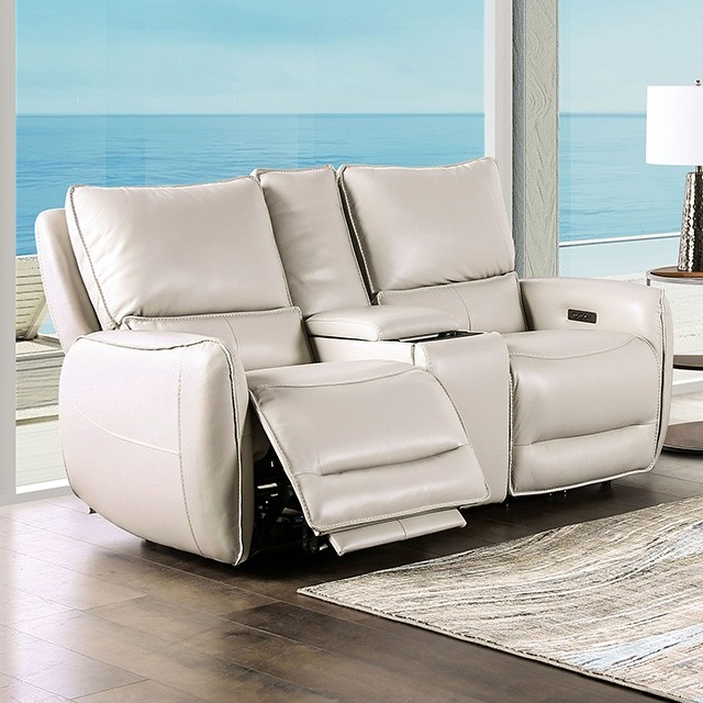 Phineas Power Loveseat Cm9921St-Lv-Pm By Furniture Of America | Mobilia Cleopatra 3 Phineas Power Loveseat CM9921ST-LV-PM By Furniture Of America - Image 1