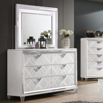 EMMELINE DRESSER FOA7147WH-D By Furniture of America.