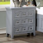 CASTLILE Night stand CM7413GY-N by Furniture Of America .
