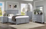 CASTLILE Night stand CM7413GY-N by Furniture Of America . - Image 2