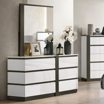 BIRSFELDEN DRESSER FOA7225WH-D By Furniture of America.