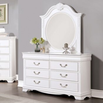 ALECIA DRESSER CM7458WH-D by Furniture Of America.