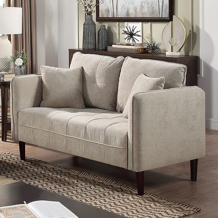 Lynda Loveseat Cm6736Lg-Lv By Furniture Of America. | Mobilia Cleopatra 3 LYNDA LOVESEAT CM6736LG-LV by Furniture of America. - Image 1