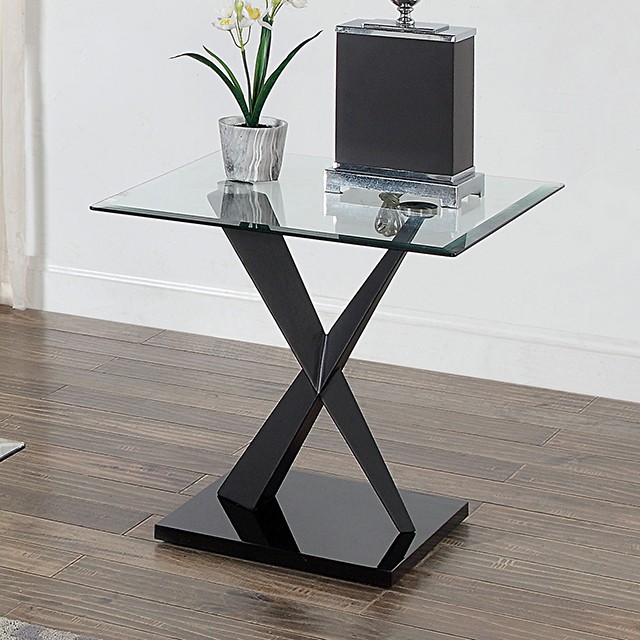 Xanthus End Table Cm4191Bk-E By Furniture Of America. | Mobilia Cleopatra 3 XANTHUS END TABLE CM4191BK-E By Furniture of America. - Image 1