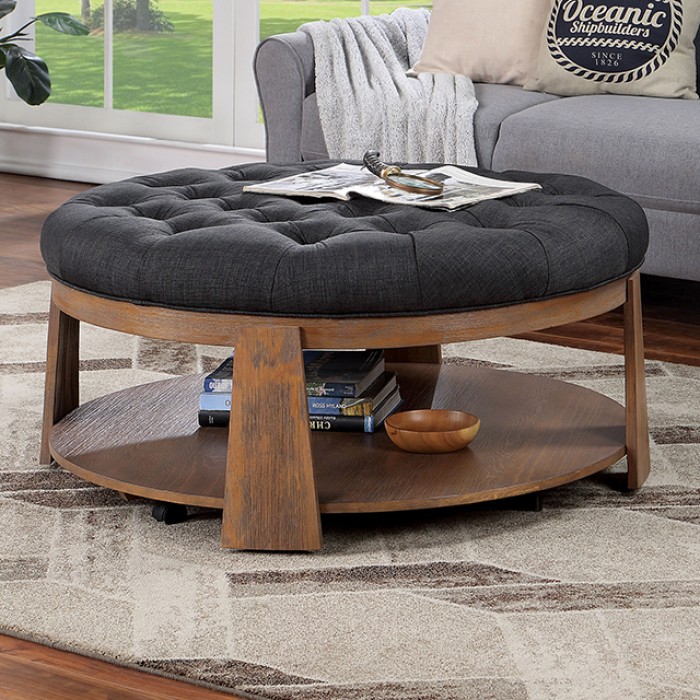 Guis Coffee Table Cm4411Dg-C By Furniture Of America. | Mobilia Cleopatra 3 GUIS COFFEE TABLE CM4411DG-C by Furniture of America. - Image 1