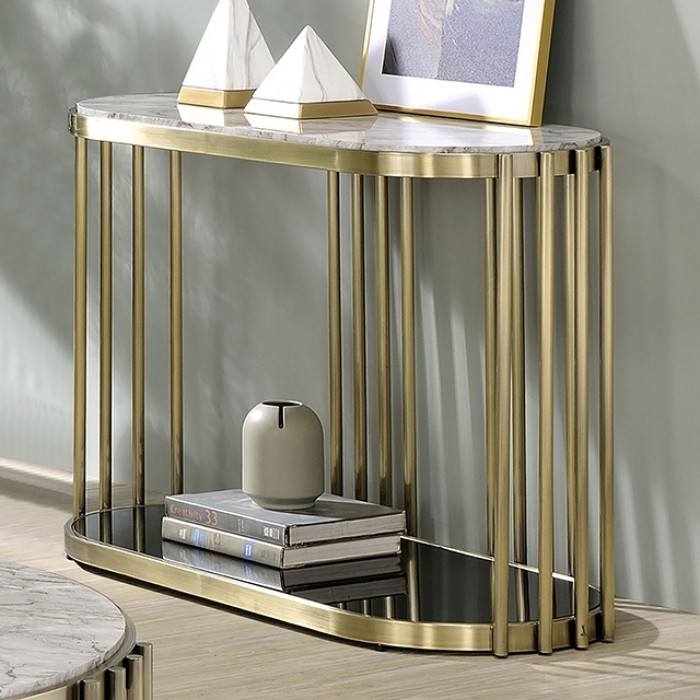 Ofelia Sofa Table Cm4558S By Furniture Of America. | Mobilia Cleopatra 3 OFELIA SOFA TABLE CM4558S by Furniture of America. - Image 1