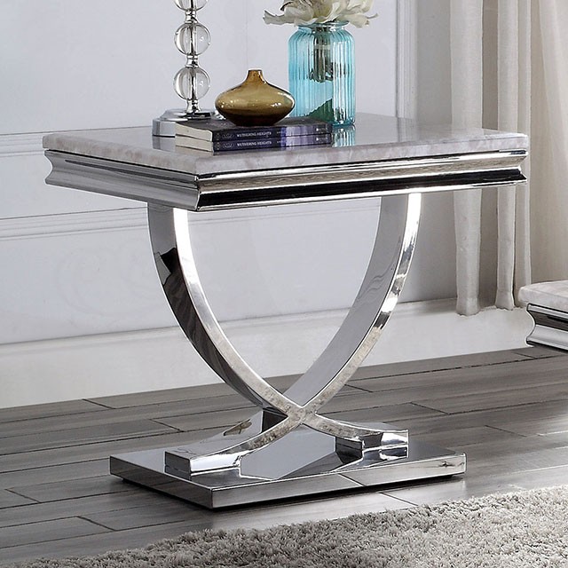 Wettingen End Table Cm4285E By Furniture Of America . | Mobilia Cleopatra 3 WETTINGEN END TABLE CM4285E By Furniture of America . - Image 1