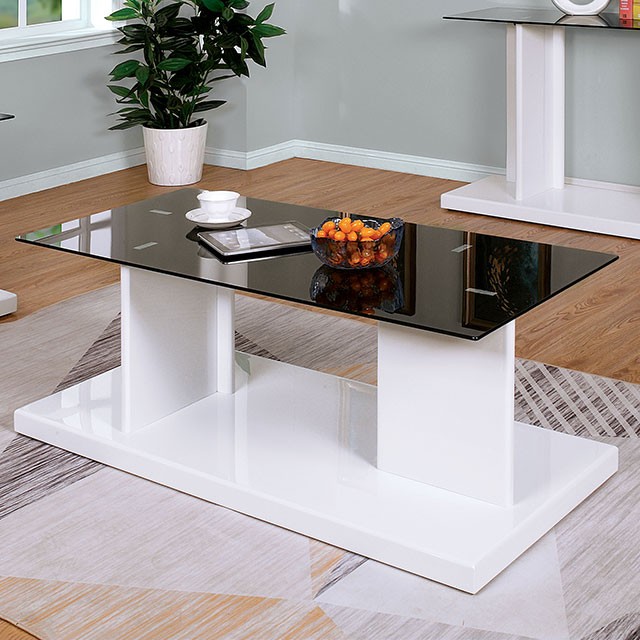 Mannedorf Coffee Table Cm4567Wh-C By Furniture Of America. | Mobilia Cleopatra 3 MANNEDORF COFFEE TABLE CM4567WH-C By Furniture of America. - Image 1