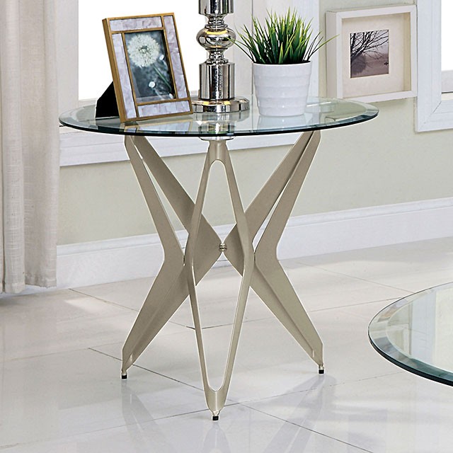 Alvise End Table Cm4377E By Furniture Of America. | Mobilia Cleopatra 3 ALVISE END TABLE CM4377E By Furniture of America. - Image 1