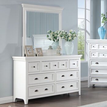 CASTILE DRESSER BY Furniture of America CM7413WH-D.