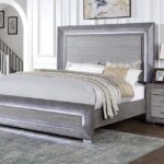 Gray Raiden Bed CM7468GY BY Furniture of America
