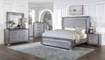 Gray Raiden Bed CM7468GY BY Furniture of America - Image 2