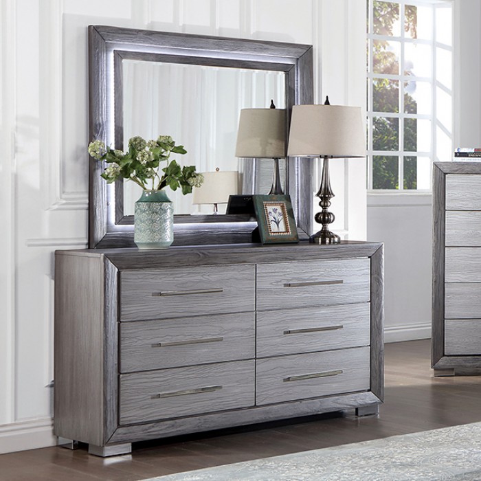 Cm7468Gy-D Raiden Dresser By Furniture Of America . | Mobilia Cleopatra 3 CM7468GY-D RAIDEN DRESSER BY Furniture of America . - Image 1