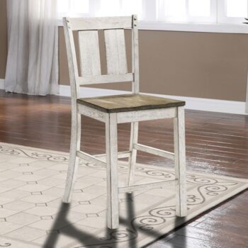 Dakota Counter Ht.Chair Set of 2 by Furniture of America