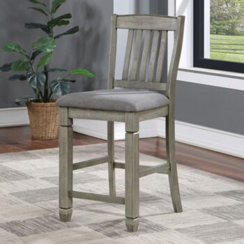 ANAYA COUNTER HT. CHAIR Set of 2 by Furniture of America.