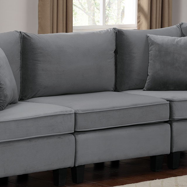 Sandrine Armless Chair Cm6499-Ch By Furniture Of America. | Mobilia Cleopatra 3 SANDRINE ARMLESS CHAIR CM6499-CH By Furniture of America. - Image 1