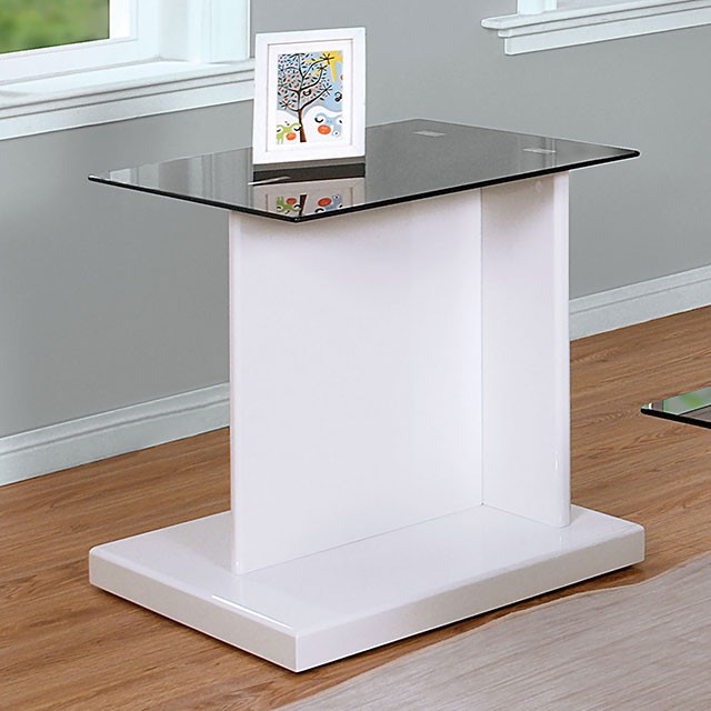 Mannedorf End Table Cm4567Wh-E By Furniture Of America. | Mobilia Cleopatra 3 MANNEDORF END TABLE CM4567WH-E By Furniture of America. - Image 1