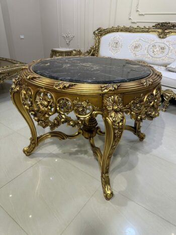 Handmade Gold Entrance Table |