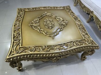 Handmade Gold Dolly Coffee Table |