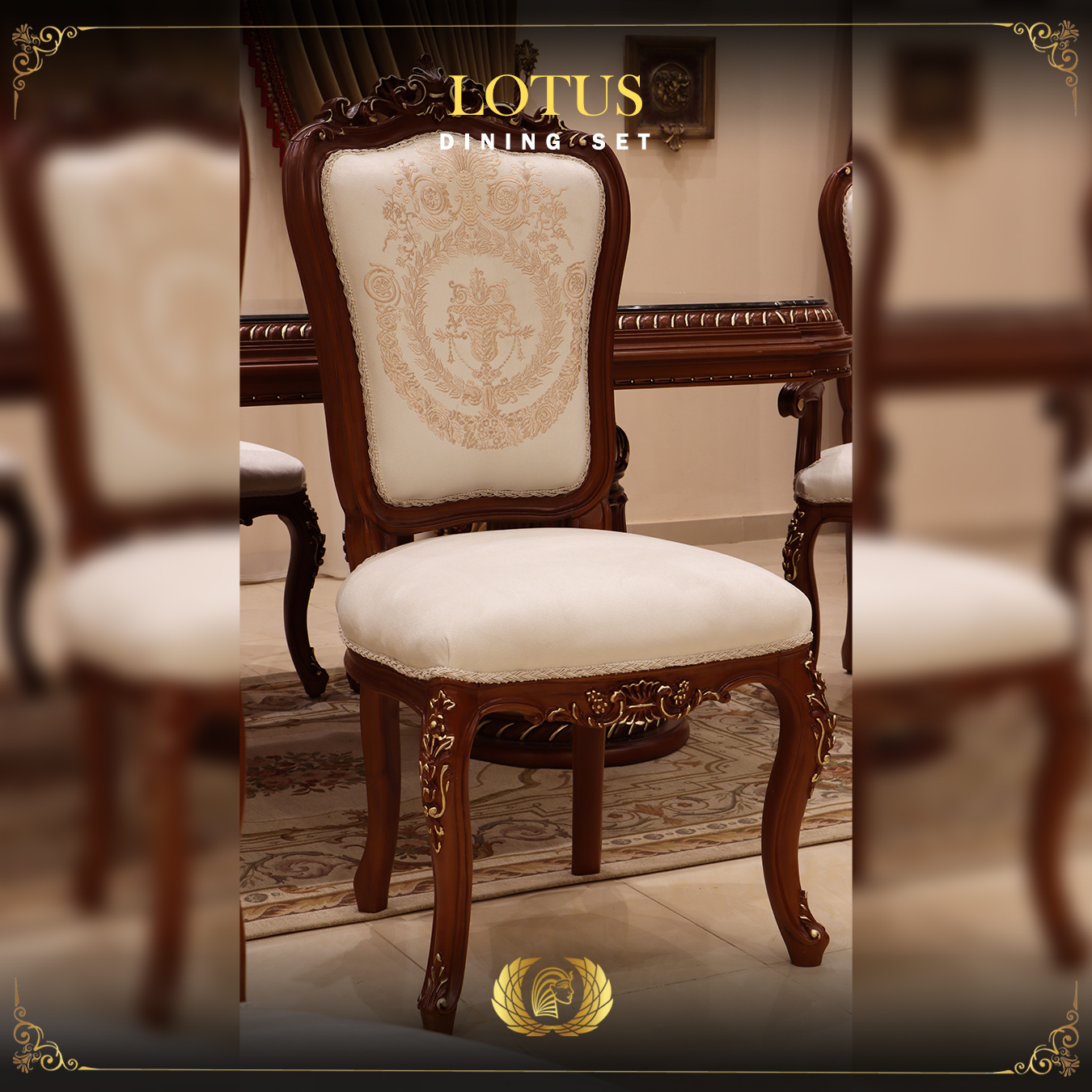 Handmade Lotus Brown Side Chair | Mobilia Cleopatra 3 lotus-dining-chair-1
