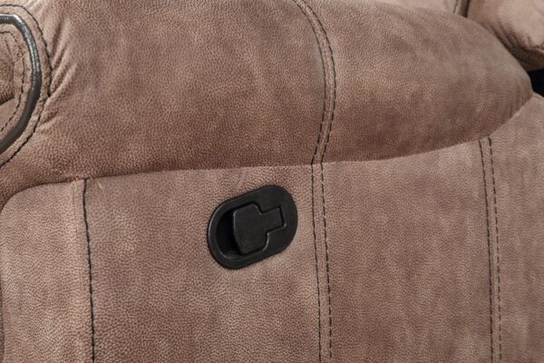 Chocolate Velvet Dollum Motion Sectional Sofa LV00397 by ACME - Image 7