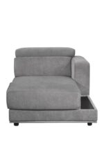 Gray Fabric Alwin Modular - Rf Chaise by ACME - Image 2