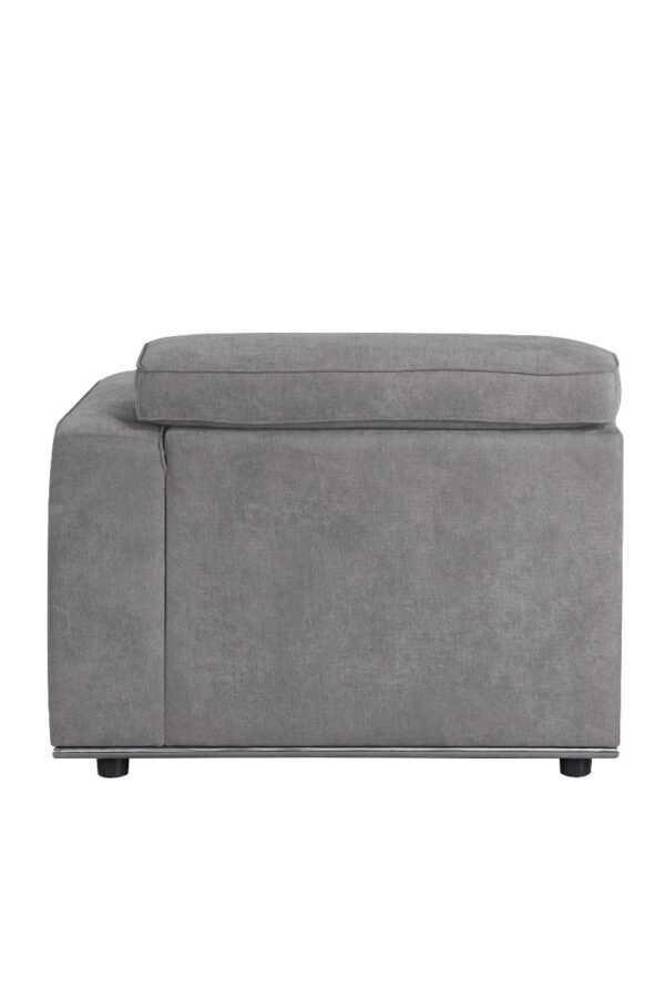 Gray Fabric Alwin Modular - Rf Chaise by ACME - Image 4