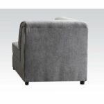 Gray Velvet Bois Modular - Wedge W/Pillow by ACME