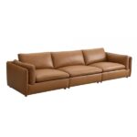 Brighton Modular Left Facing Arm Chair in Brown Leather LV03370 By ACME - Image 6