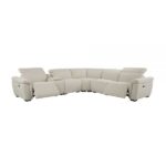 Beige Boucle Dayana Power Motion Sectional Sofa LV02680 By ACME - Image 2