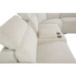Beige Boucle Dayana Power Motion Sectional Sofa LV02680 By ACME - Image 6