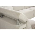 Beige Boucle Dayana Power Motion Sectional Sofa LV02680 By ACME - Image 7