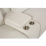 Beige Boucle Dayana Power Motion Sectional Sofa LV02680 By ACME - Image 8