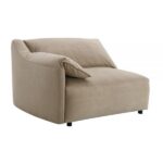 Light Brown Suede Veata Sectional Sofa LV03090 By ACME - Image 6