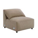 Light Brown Suede Veata Sectional Sofa LV03090 By ACME - Image 8