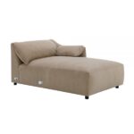 Light Brown Suede Veata Sectional Sofa LV03090 By ACME - Image 9