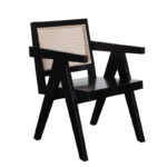 Black Cane Carter Chair By Diamond Sofa - Image 2