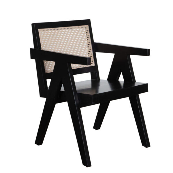 Black Cane Carter Chair By Diamond Sofa - Image 2