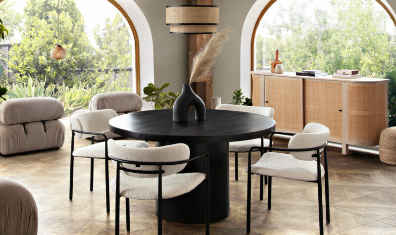 Rune Dining Table By Diamond Sofa | Mobilia Cleopatra 3 Rune Dining Table By Diamond Sofa - Image 1