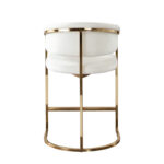 Gold Cream Velvet Solstice Chair By Diamond Sofa - Image 4