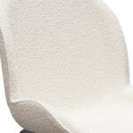 Ivory Boucle Session Dining Chair Set of 2 By Diamond Sofa - Image 6