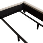 Sand Fabric Devon Low Profile Bed By Diamond Sofa - Image 4