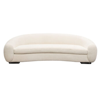 Pascal Bone Boucle Sofa By Diamond Sofa