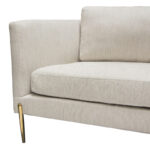 Light Cream Lane Curveback Sofa By Diamond Sofa - Image 5