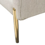 Light Cream Lane Curveback Sofa By Diamond Sofa - Image 6