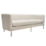 Light Cream Lane Curveback Sofa By Diamond Sofa - Image 8