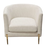 Light Cream Lane Curve back Chair By Diamond Sofa - Image 4